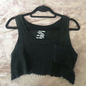 Knit Crop Top